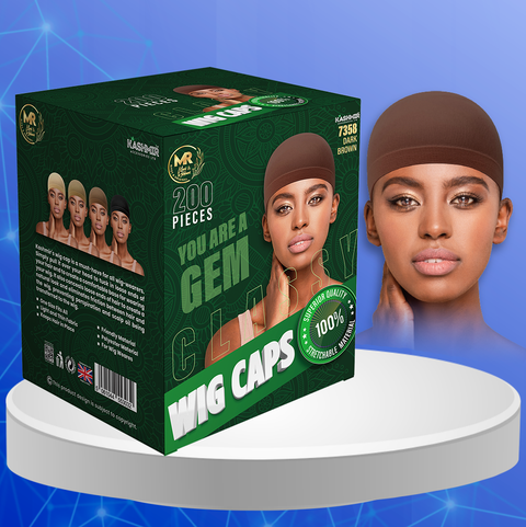 KASHMIR CLASSY 1PC WIG CAP DARK BROWN 7358