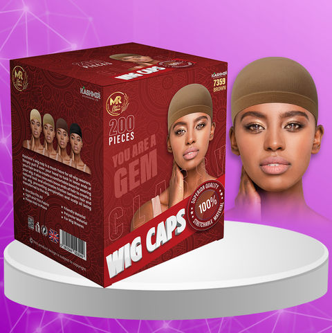 KASHMIR CLASSY 1PC WIG CAPS BROWN 7359