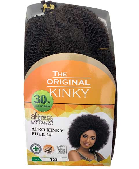 THE ORIGINAL KINKY AFRO KINKY BULK 24 INCH