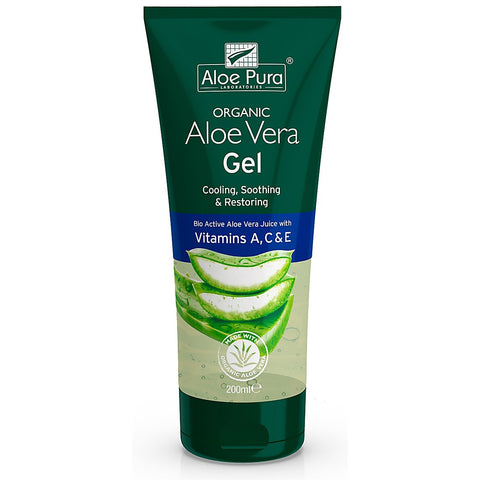 ALOE PURA ORGANIC ALOE VERA GEL VITAMIN A C E 200ML