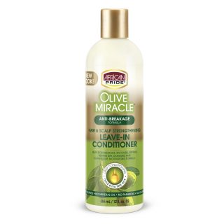 AFRICAN PRIDE OLIVE MIRACLE ANTI BREAKAGE LEAVE IN CONDITIONER 355ML
