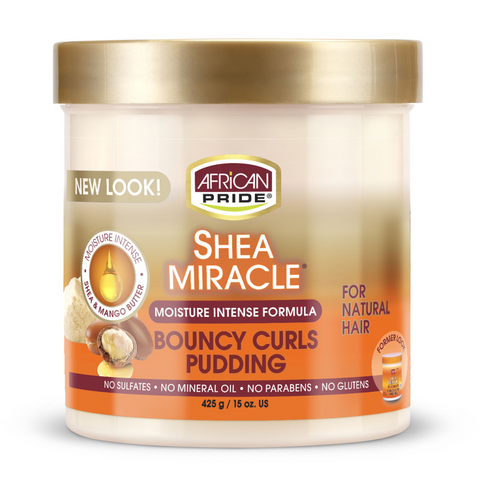 AFRICAN PRIDE SHEA MIRACLE BOUNCY CURLS PUDDING 425G