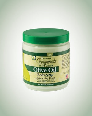 AFRICAS BEST ULTIMATE ORGANICS OLIVE OIL BODY WHIP MOISTURISING CREAM 426G