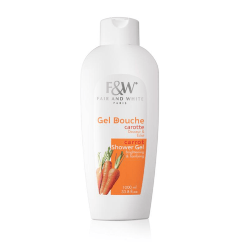 FAIR & WHITE CARROT SHOWER GEL 1000ML