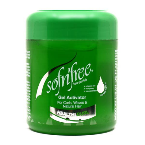 SOF N FREE GEL ACTIVATOR FOR CURLS, WAVES & NATURAL HAIR 500ML