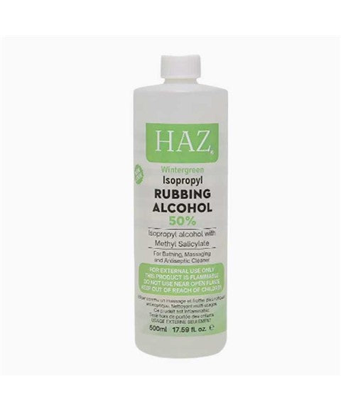 HAZ ISOPROPYL RUBBING ALCOHOL 50% 500ML