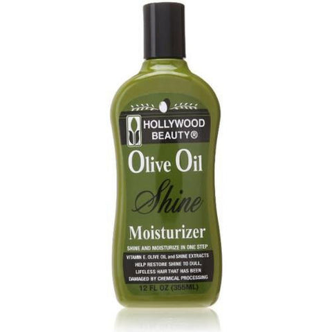 HOLLYWOOD BEAUTY OLIVE OIL SHINE MOISTURIZER 355ML