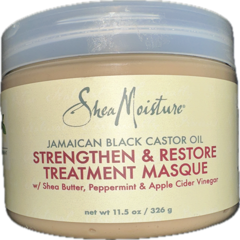 SHEA MOISTURE JAMAICAN BLACK CASTOR OIL STRENGTHEN & RESTORE TREATMENT MASQUE 326G