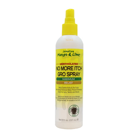 JAMAICAN MANGO & LIME NO MORE ITCH GRO SPRAY MAXIMUM 237ML