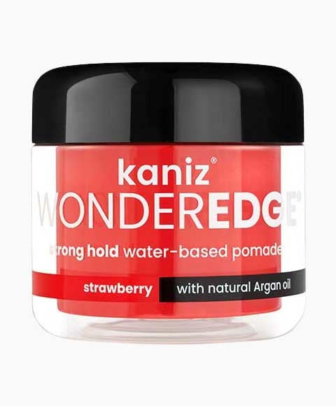 KANIZ WONDER EDGE STRAWBERRY SCENT STRONG HOLD WATER BASED POMADE 120ML