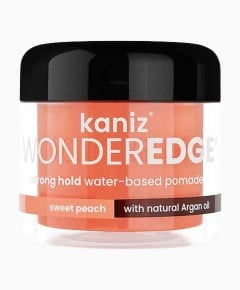 KANIZ WONDER EDGE SWEET PEACH SCENT STRONG HOLD WATER BASED POMADE 120ML