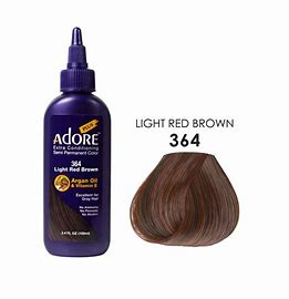 ADORE PLUS EXTRA CONDITIONING SEMI PERMANENT 364 COLOR LIGHT RED BROWN 100ML