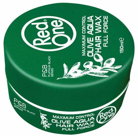 RED ONE MAXIMUM CONTROL OLIVE AQUA HAIR WAX FULL FORCE 150ML