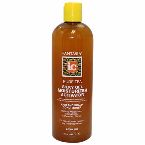 FANTASIA IC PURE TEA SILKY GEL MOISTURIZER ACTIVATOR HAIR AND SCALP CONDITIONER 473ML