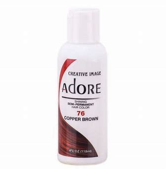 ADORE SHINING SEMI PERMANENT HAIR COLOR 76 COPPER BROWN 118ML