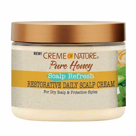 CREME OF NATURE PURE HONEY SCALP REFRESH RESTORATIVE DAILY SCALP CREAM 135G