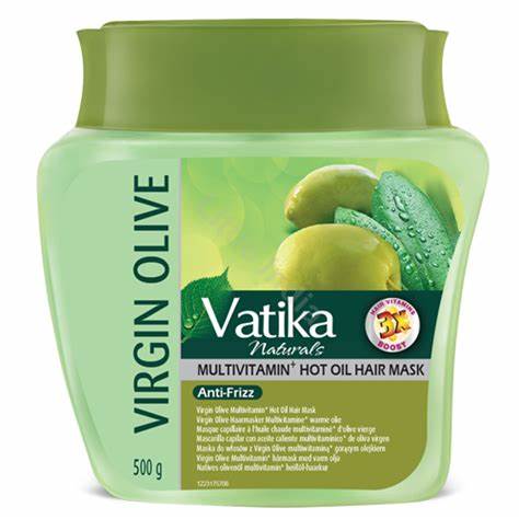 DABUR VATIKA NATURALS VIRGIN OLIVE MULTIVITAMIN HOT OIL HAIR MASK 500G