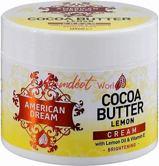 AMERICAN DREAM COCOA BUTTER LEMON BODY CREAM 500ML