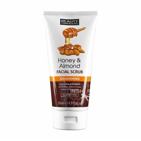 BEAUTY FORMULAS HONEY AND ALMOND NOURISHING FACIAL SCRUB 150ML