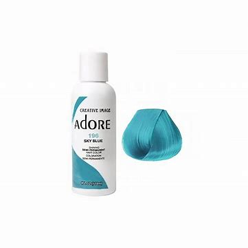 ADORE SHINING SEMI PERMANENT HAIR COLOR 196 SKY BLUE 118ML