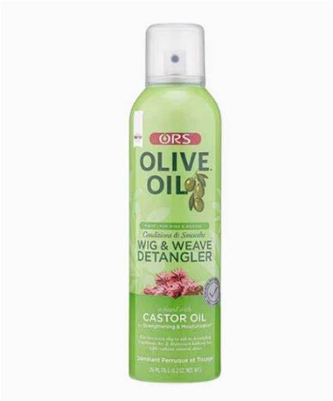 ORS OLIVE OIL CONDITIONS AND SMOOTHS WIG AND WEAVE DETANGLER 216G