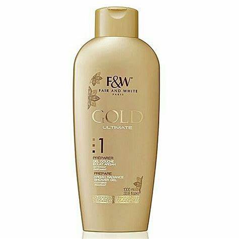 FAIR & WHITE GOLD ULTIMATE BRIGHTENING SHOWER GEL 1000ML