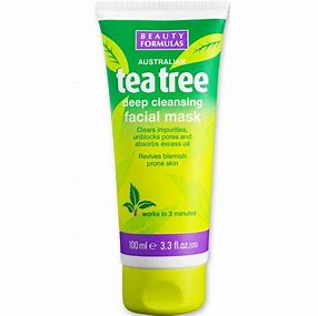 BEAUTY FORMULAS AUSTRALIAN TEA TREE DEEP CLEANSING FACIAL MASK 100ML