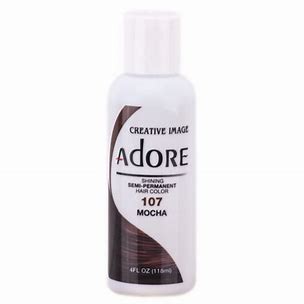 ADORE SHINING SEMI PERMANENT HAIR COLOR 107 MOCHA 118ML