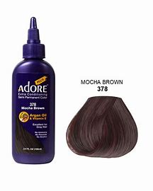 ADORE PLUS EXTRA CONDITIONING SEMI PERMANENT 378 COLOR MOCHA BROWN 100ML