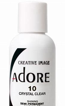 ADORE SHINING SEMI PERMANENT HAIR COLOR 10 CRYSTAL CLEAR 118ML