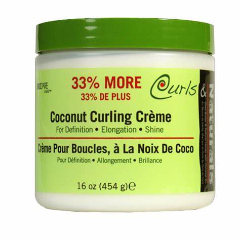 CURLS AND NATURALS COCONUT CURLING CREME 454G