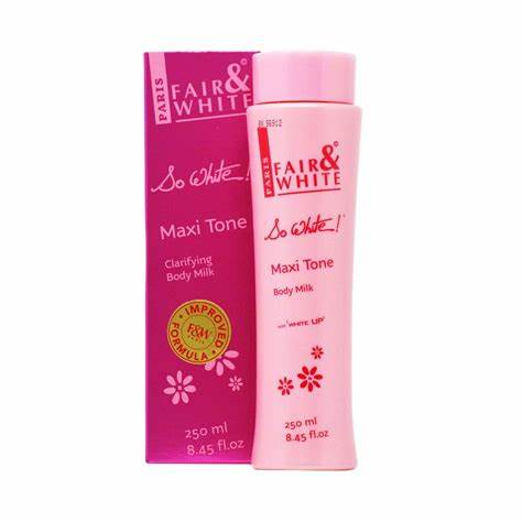 FAIR & WHITE MAXI TONE CLARIFYING BODY MILK 250ML