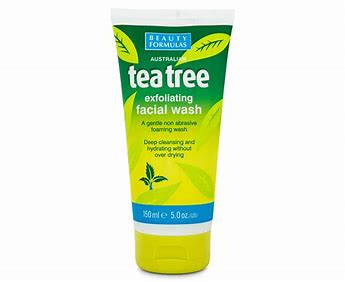 BEAUTY FORMULAS AUSTRALIAN TEA TREE EXFOLIATING FACIAL WASH 150ML