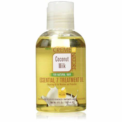 CREME OF NATURE COCONUT MILK ESSENTIAL 7 TREATMENT OIL 118ML