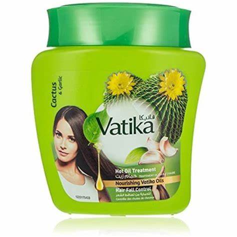 DABUR VATIKA NATURALS CACTUS AND GARLIC HOT OIL TREATMENT 500G