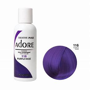 ADORE SHINING SEMI PERMANENT HAIR COLOR 116 PURPLE RAGE 118 ML