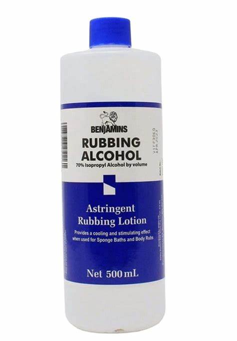 BENJAMINS RUBBING ALCOHOL WITH ISOPROPYL 500ML