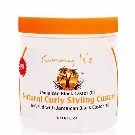 SUNNY ISLE JAMAICAN BLACK CASTOR OIL NATURAL CURLY STYLING CUSTARD 236ML