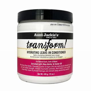 AUNT JACKIES TRANSFORM HYDRATING LEAVE IN CONDITIONER 426G