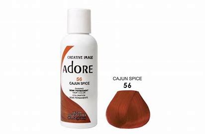 ADORE SHINING SEMI PERMANENT HAIR COLOR 56 CAJUN SPICE 118ML