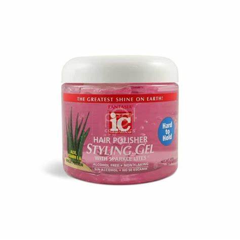 FANTASIA IC HARD TO HOLD STYLING GEL WITH SPARKLE LITES 454G