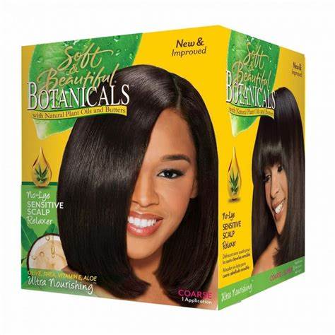 SOFT AND BEAUTIFUL BOTANICALS NO LYE SENSITIVE SCALP RELAXER COARSE