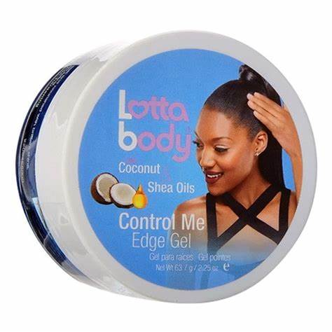 LOTTABODY COCONUT AND SHEA OILS CONTROL ME EDGE GEL BLACK 63.7G