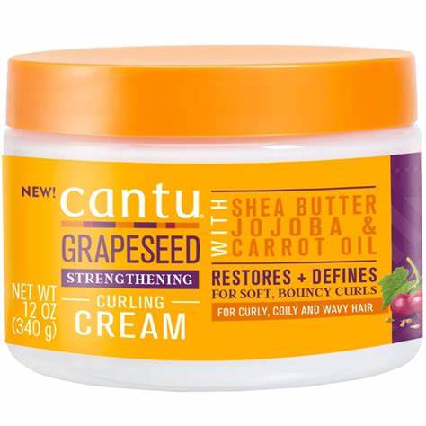 CANTU GRAPESEED STRENGTHENING CURLING CREAM 340G