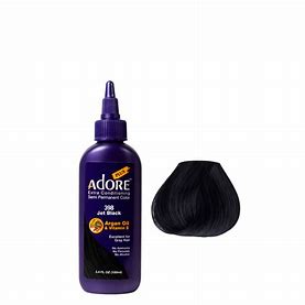 ADORE PLUS EXTRA CONDITIONING SEMI PERMANENT 398 COLOR JET BLACK 100 ml