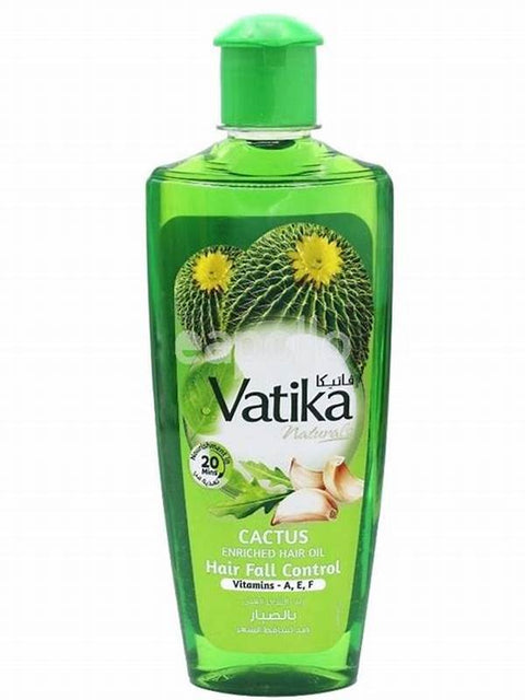DABUR VATIKA NATURALS CACTUS ENRICHED HAIR OIL HAIR FALL CONTROL 200ML