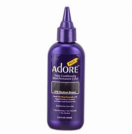 ADORE PLUS EXTRA CONDITIONING SEMI PERMANENT 376 COLOR MEDIUM BROWN  100ML