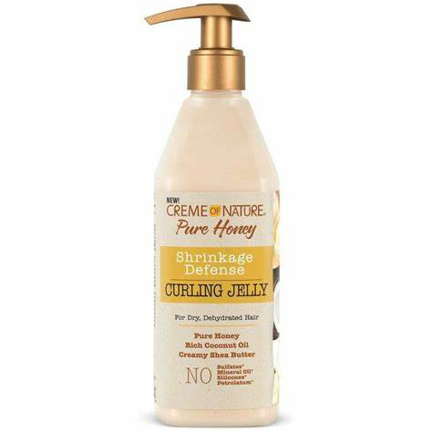 CREME OF NATURE PURE HONEY SHRINKING DEFENSE CURLING JELLY 355ML