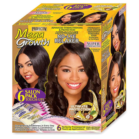 MEGA GROWTH ANTI DAMAGE NO LYE RELAXER 6 PACK