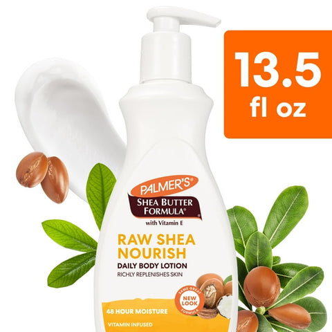 PALMERS SHEA BUTTER FORMULA RAW SHEA NOURISH DAILY BODY CREAM 400ML
